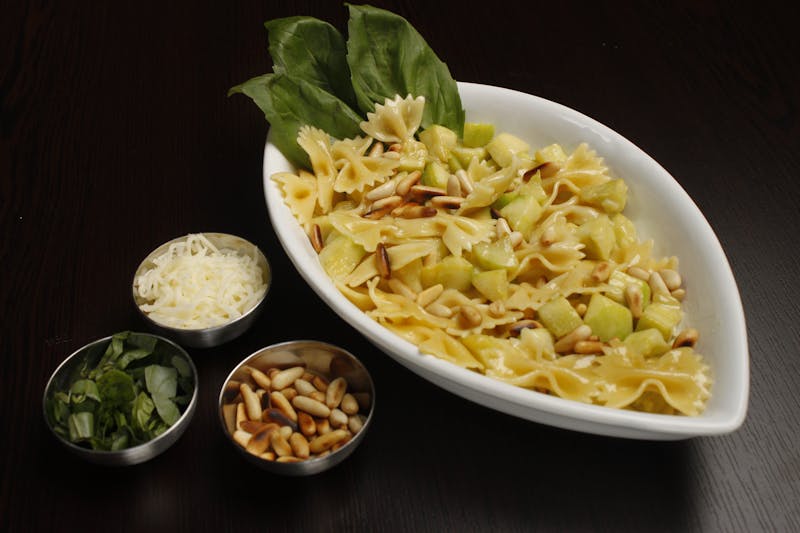 Side dish with fresh ingredients and presentation